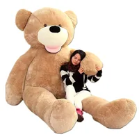 Fancytrader Biggest In the World Pluch Bear Toys!! Real JUMBO 134'' 340cm Huge!! Giant Plush Stuffed Bear 2 Sizes FT90451