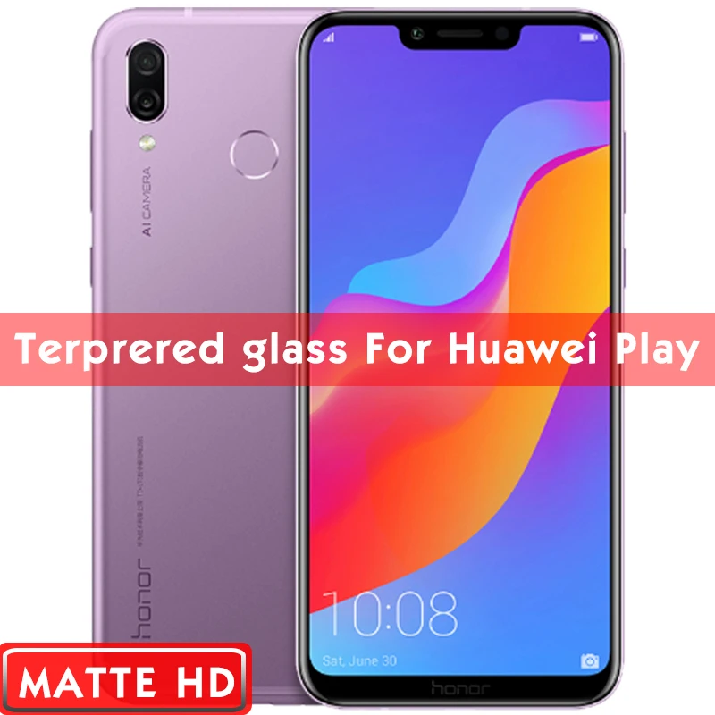 2 шт./лот, матовая защитная пленка для экрана для Honor 8 9 10 lite play 8x, закаленное стекло для huawei P 30 10 20 Pro, защитная пленка - Цвет: for honor play