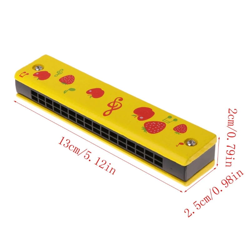 16 Holes Cute Harmonica Kids Wind Instrument Beginner Musical Educational Toy