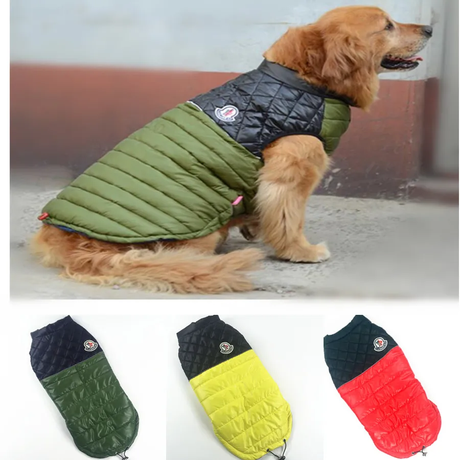 Большая большая зимняя куртка для собаки одежда водонепроницаемая большого