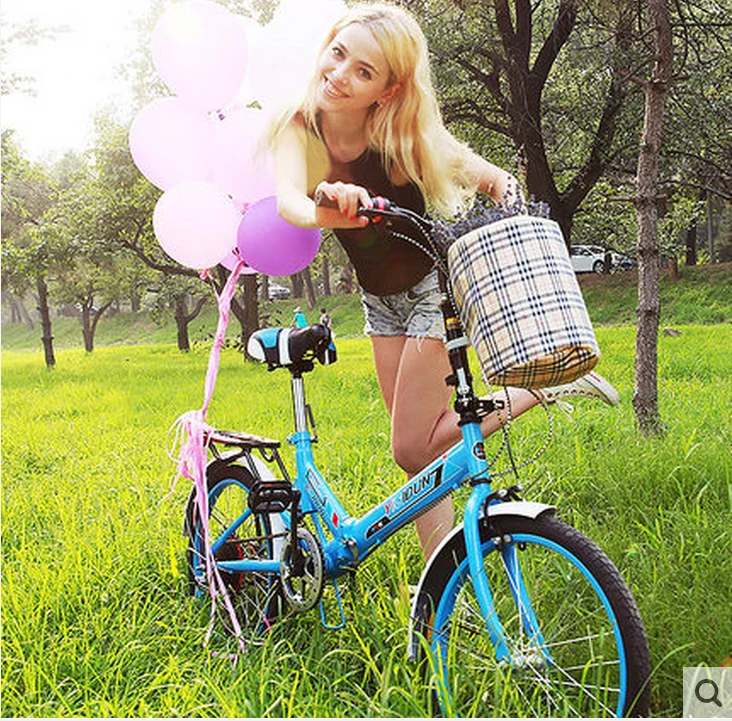 New X-front brand 20 inch carbon steel frame aluminum bar folding bike student lady's BMX bicycle 6 speed bicicleta | Спорт и