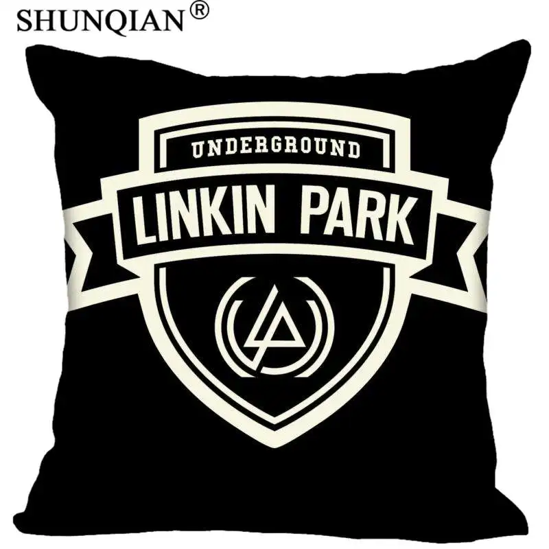 Высококачественная наволочка в стиле Linkin Park, квадратная Наволочка на молнии, индивидуальный подарок 40x40 см - Цвет: Pillowcase