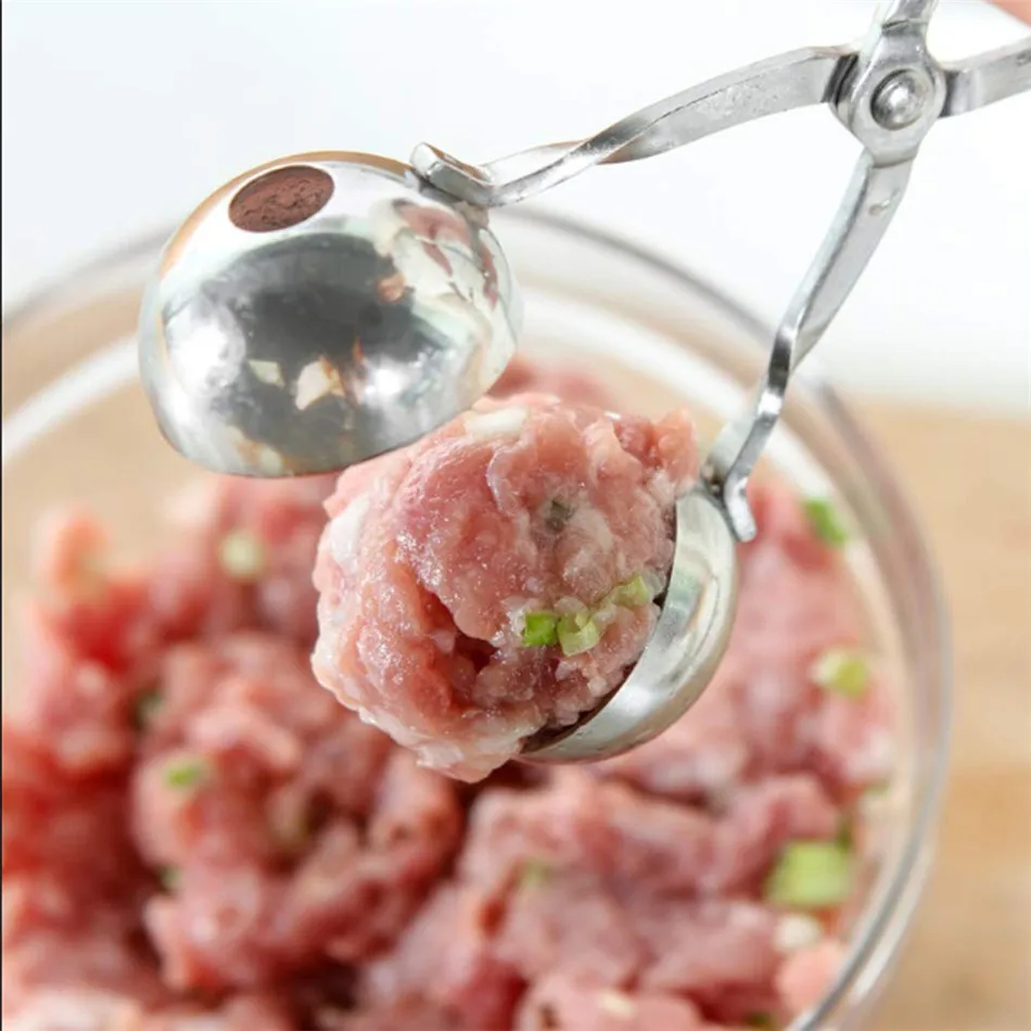 TTLIFE мясной Овощной шарик инструменты не-палка Meatball мейкер со съемными противоскользящими ручками устройство для мясных шариков щипцы из нержавеющей стали