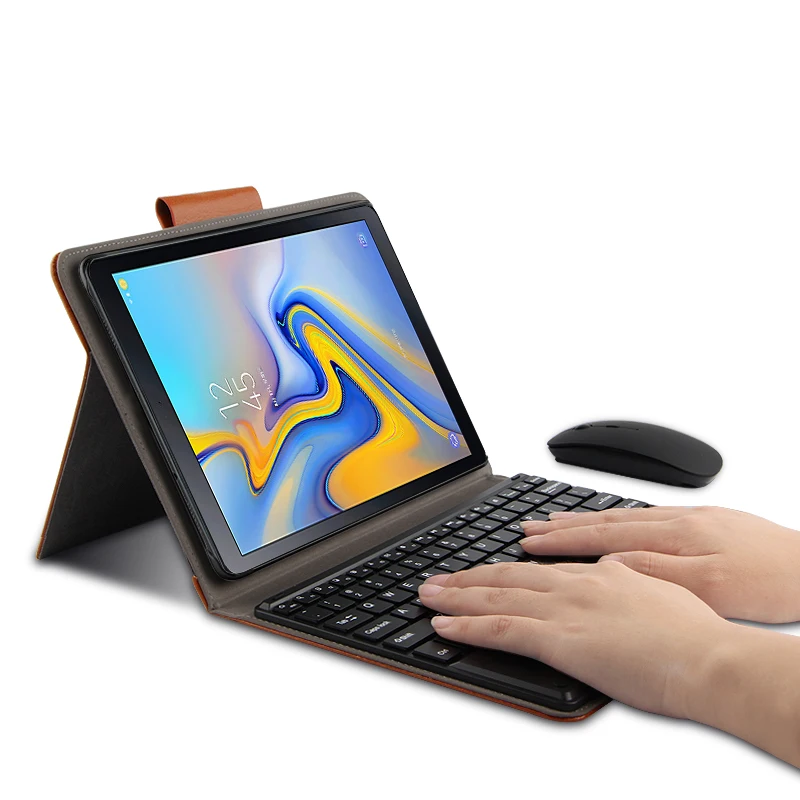 Съемный беспроводной Bluetooth клавиатура чехол для Samsung Galaxy Tab A 10,5 SM T590 T595 SM-T590 SM-T595 планшет стенд чехол funda