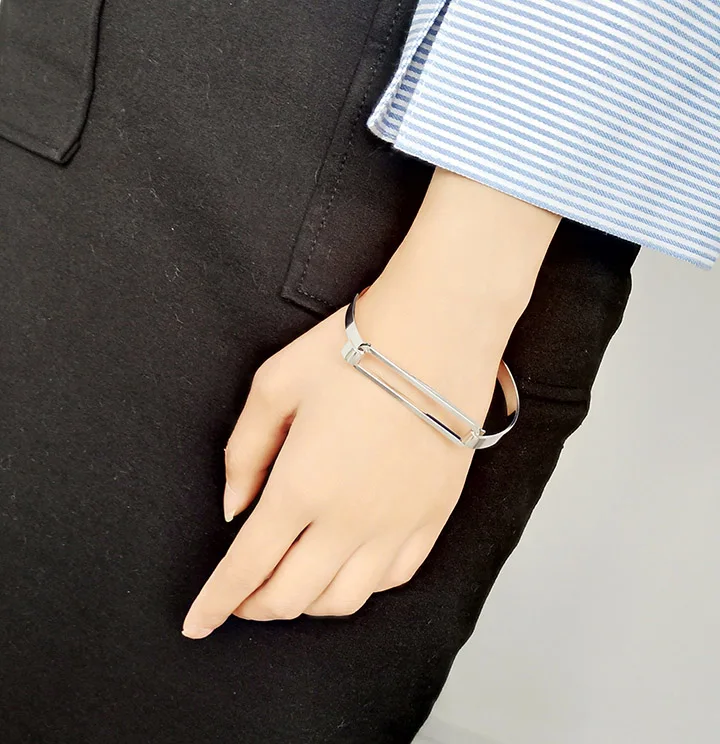 In 2017 a new geometric rectangle contracted fashion jewelry bracelet charm women clothing adorn article | Украшения и аксессуары
