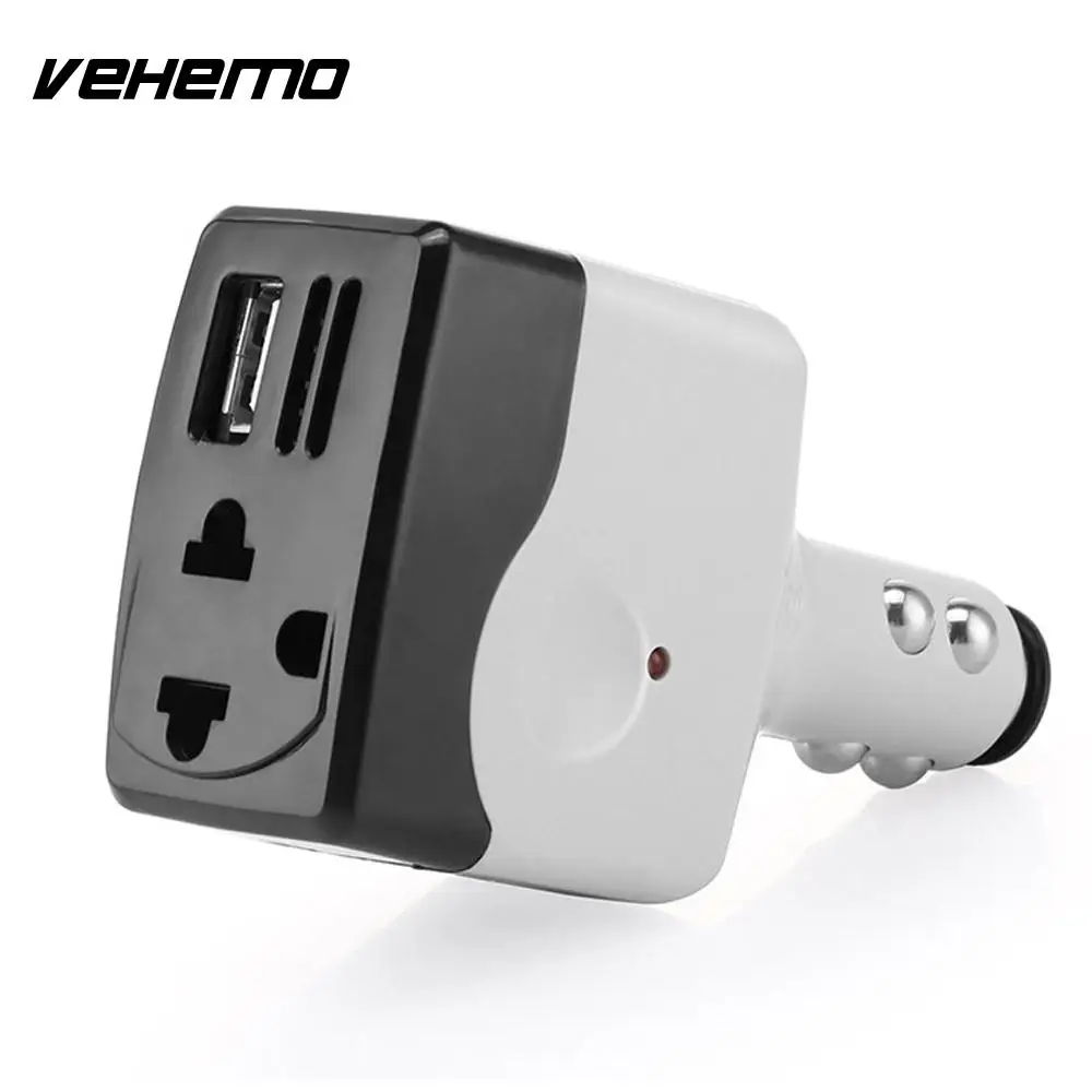Dc12/24 AC220V внутренний автомобильный адаптер эффективный зарядное устройство Conventer