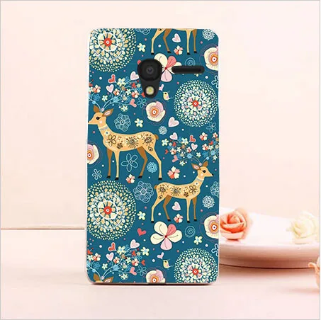 Роспись Прозрачный жесткий чехол из пластика с изображением крышка для Alcatel One Touch