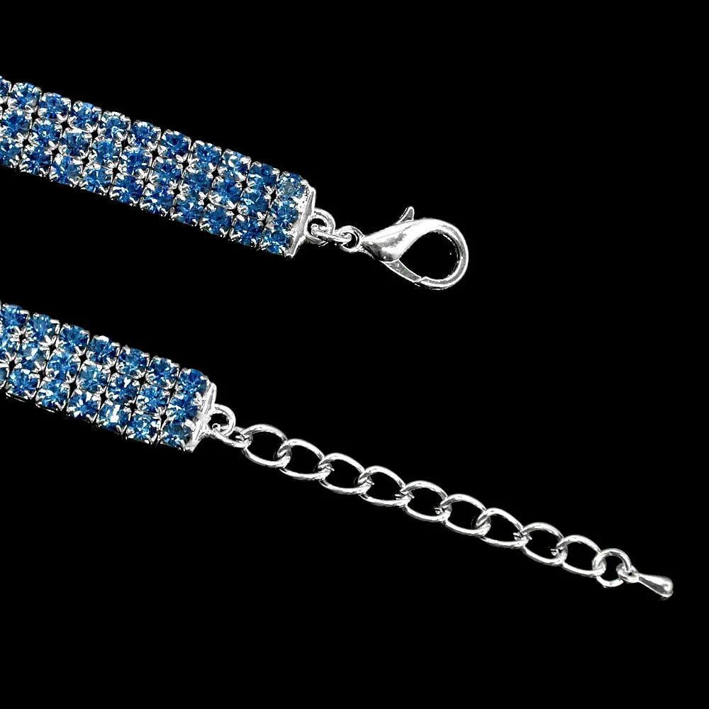 Bling кота ошейник для маленьких собак и кошек Цепочки и ожерелья горный хрусталь Pet Puppy Воротник котенок воротник товары для домашних животных, собаки аксессуары