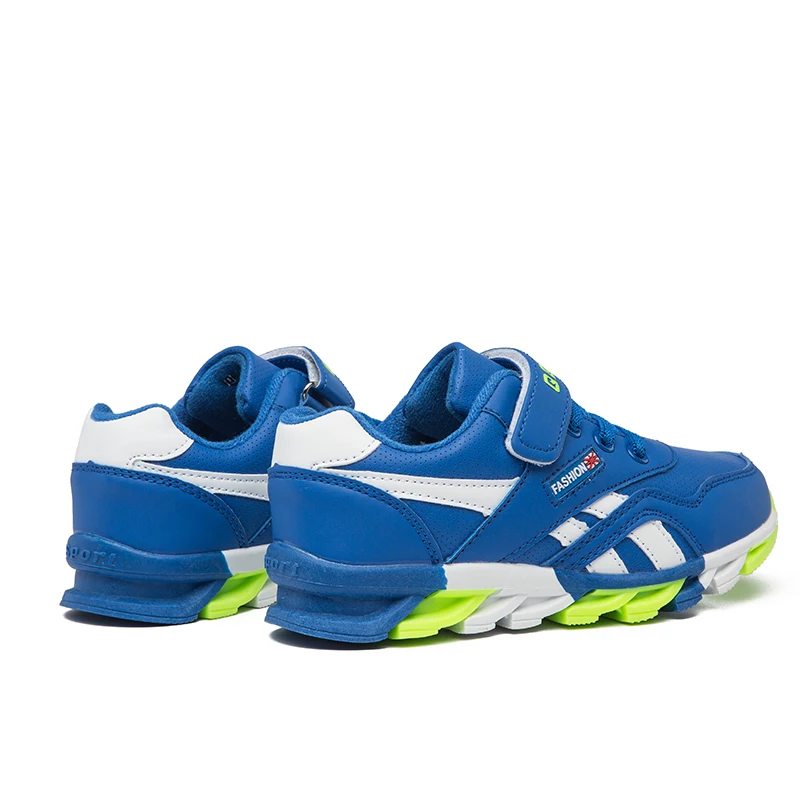 2018 осень зима новый стиль Детские кроссовки из искусственной кожи для мальчиков