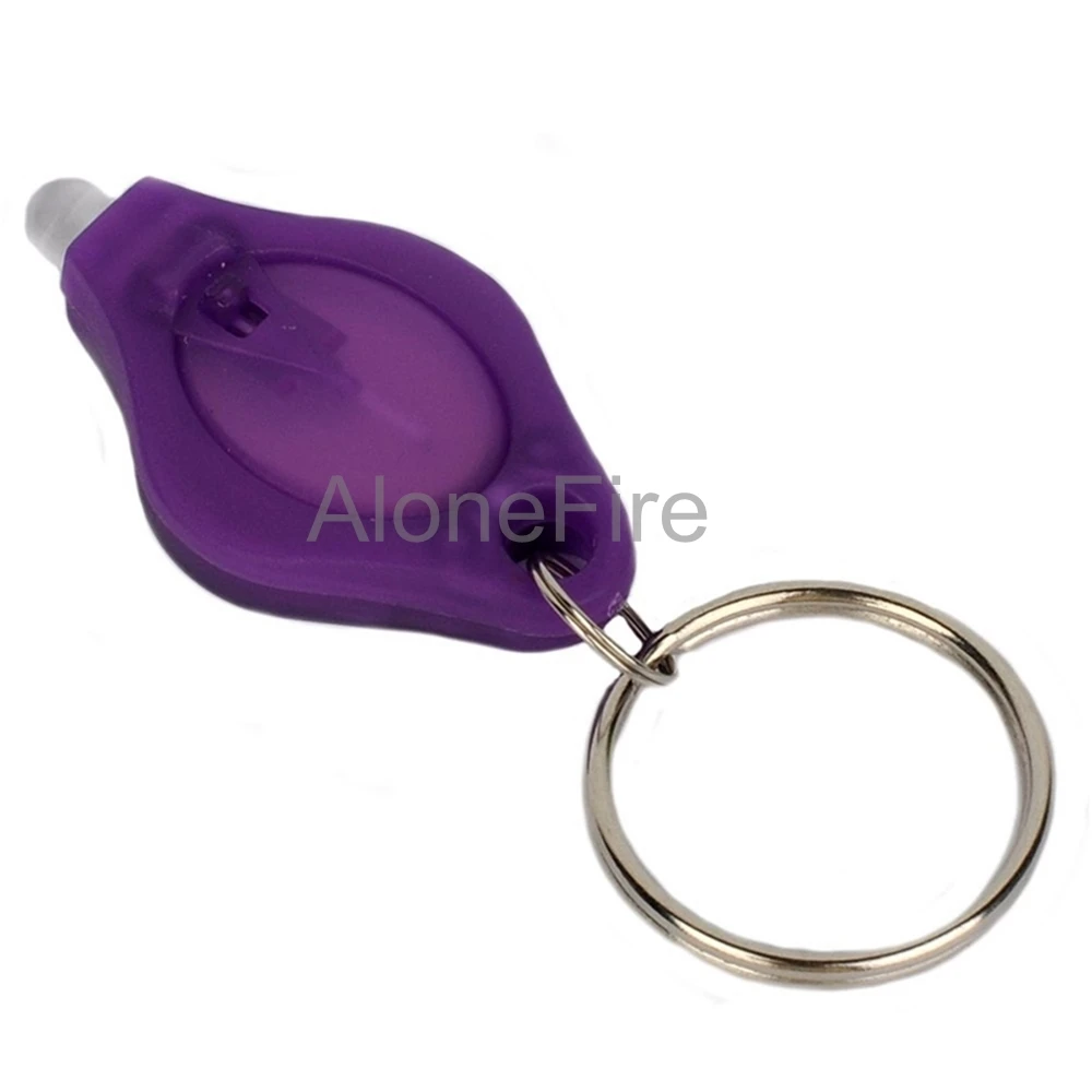 Мини брелок ALONEFIRE фиолетовый 395 нм светодиодный Ультрафиолетовый фсветильник рь