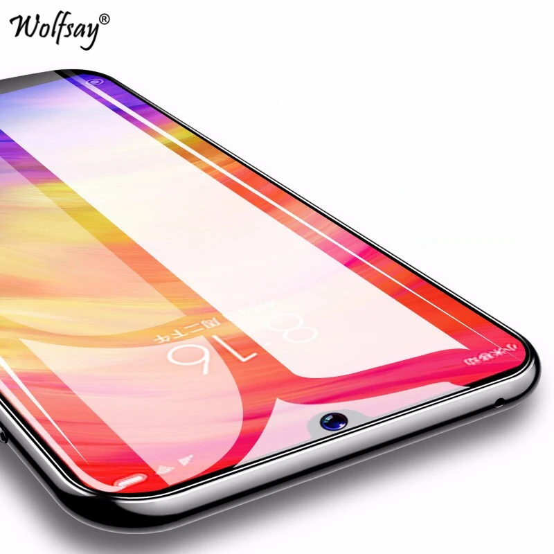 Защитное стекло закаленное для Xiaomi Redmi 7 | Мобильные телефоны и аксессуары