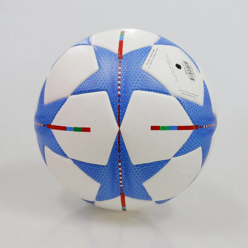 

Retail Champion Soft PU Leather Slip-resistant Granules Ball Standard Dia 21.5cm Professtional Football Match Soccer Balls
