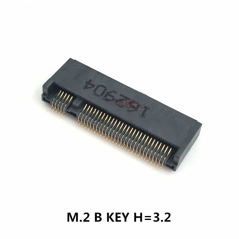 Разъем интерфейса M.2 67P B KEY H = 3 2 NGFF 10 шт.|Компьютерные кабели и разъемы| |