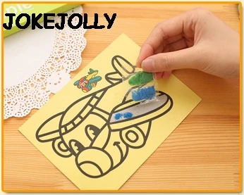 10 шт./лот детские игрушки для рисования песочные картины Детские Поделки сделай