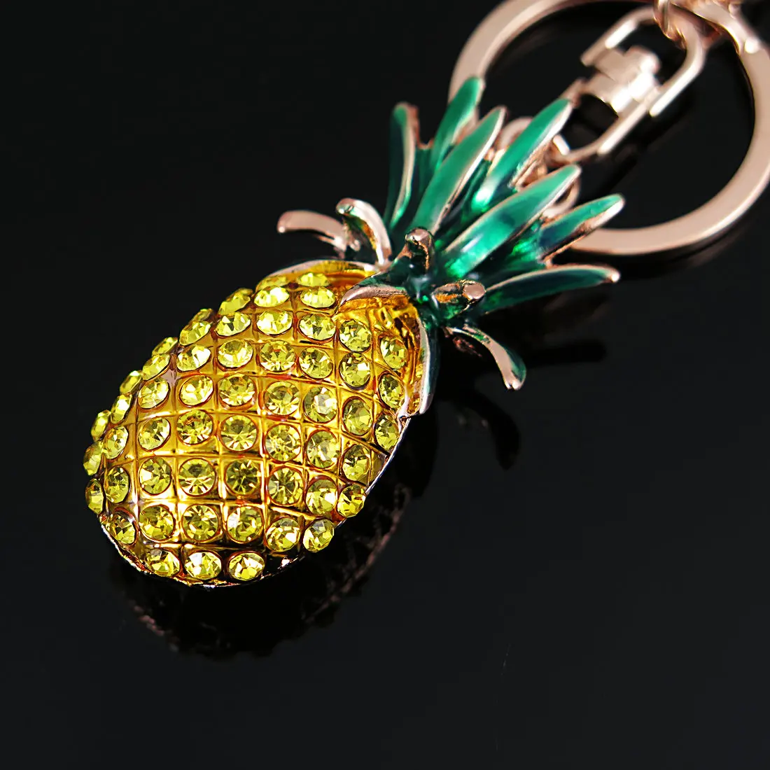 TianBo ананас фрукты прекрасный кулон очаровательный 3D Кристалл Стразы кошелек