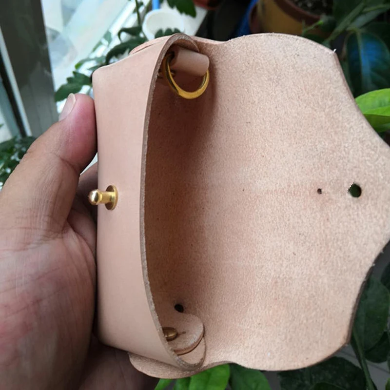 Сделай Сам кожаное ремесло автомобильное кольцо для ключей чехол искусственная