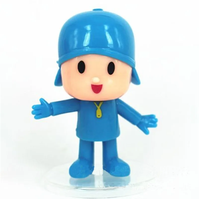 SAINTGI Small Pocoyo Zinkia Elephant Bird Dogs Duck Cartoon Anime Movie Action Figures Mini PVC 4-10CM Kids Toys Dolls PP BAG | Игрушки и