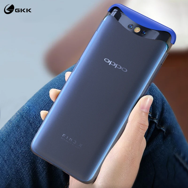 Роскошный чехол GKK для OPPO Find X полупрозрачный модный жесткий из поликарбоната