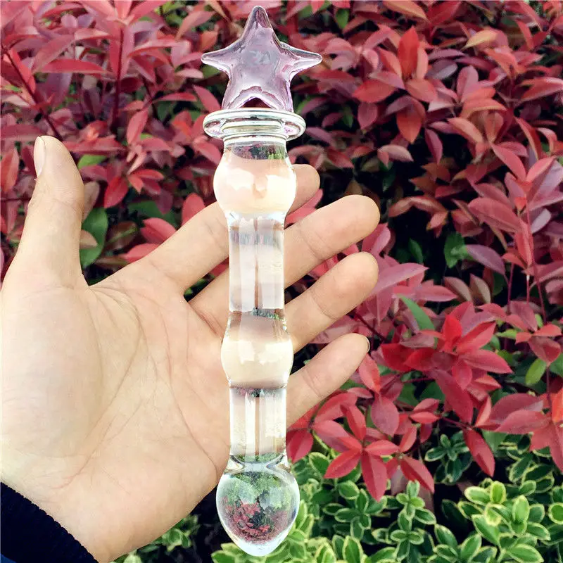 Moon/Star/Bear/Heart pyrex glass Anal butt plug crystal dildo Female adults masturbation products Sex toys beads anus stopper | Красота и