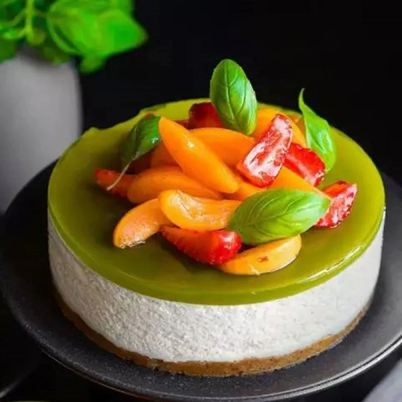 10 дюймов круглый мусс кольцо торт плесень нержавеющая сталь спрей шаблон выпечки