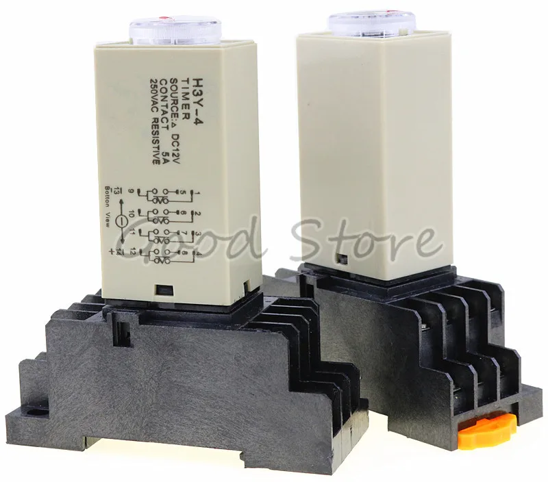 1 комплект H3Y-4 0-30Sec 12V Реле времени задержки мощности контроллер ST6P-4 | Обустройство