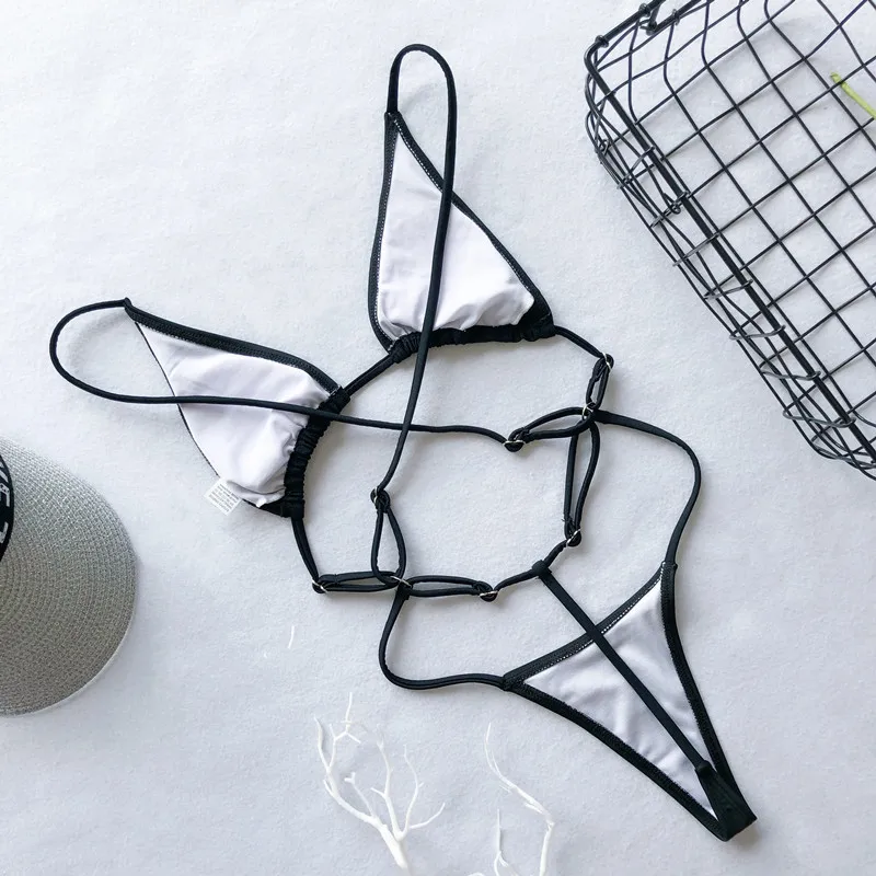 Женский купальник сплошной цельный костюм сексуальный с высоким вырезом