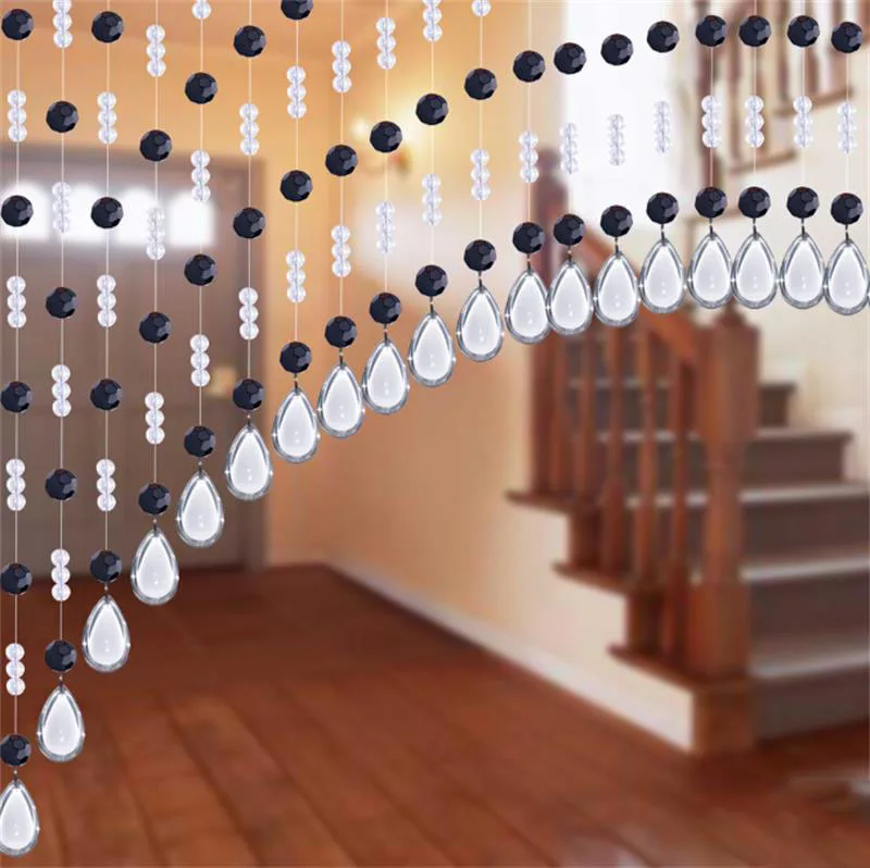 20 метров 100% хрустальные бусины Веревка занавеска прикроватная Гостиная Спальня