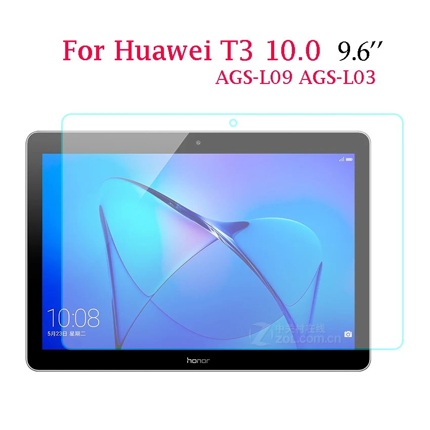 2 шт. с уровнем твердости 9 H закаленное Стекло для huawei Mediapad T3 10,0 9,6 ''Экран протектор твердость пленки для huawei T3 10 AGS-L09 AGS-L03 AGS-W09