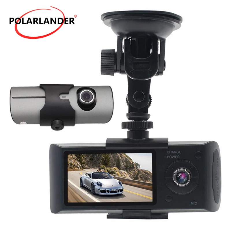 

2.7 Inch TFT LCD With GPS Cam Video Recorder Dual Lens Dual Camera 3D G-Sensor R300M X3000 140 Degree Wide Angle Vehicle Car DVR