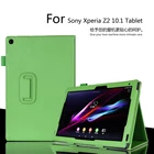 Чехол для Sony Xperia Tablet Z2 10,1 ''Smart Filp Litchi, кожаный защитный чехол для Sony Xperia Z2, аксессуары для планшета + пленка + ручка