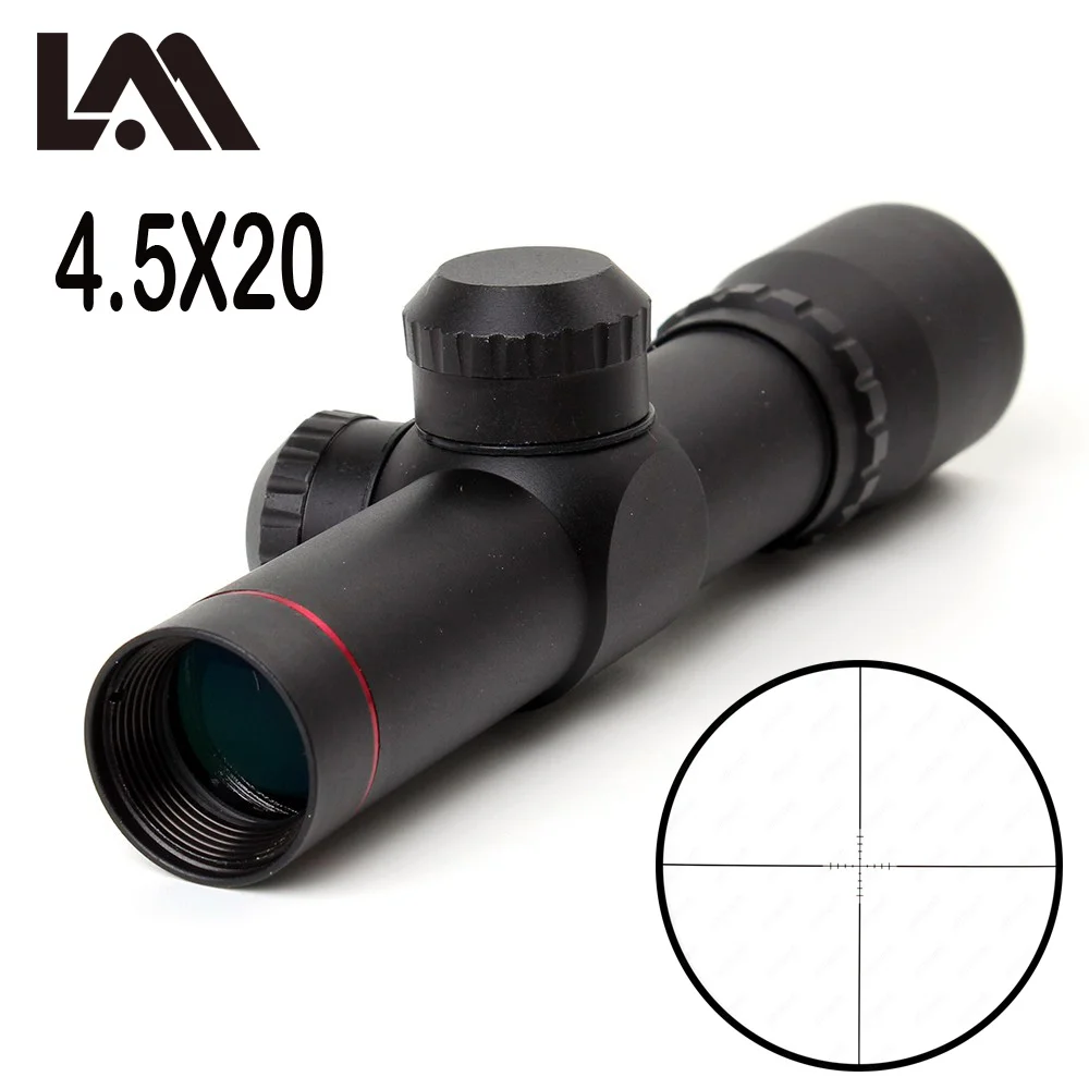 LAMBUL 4 5x20 1 дюймовый компактный охотничий прицел тактический оптический P4 с