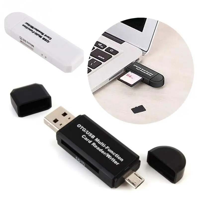 Micro USB и 3 в 1 OTG Кардридер высокоскоростной USB2.0 Универсальный TF/SD для Android