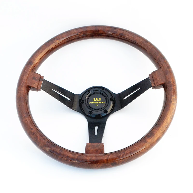 350 мм Универсальный Автомобильный руль из АБС дерева|car steering wheel|universal wood wheelcar wooden