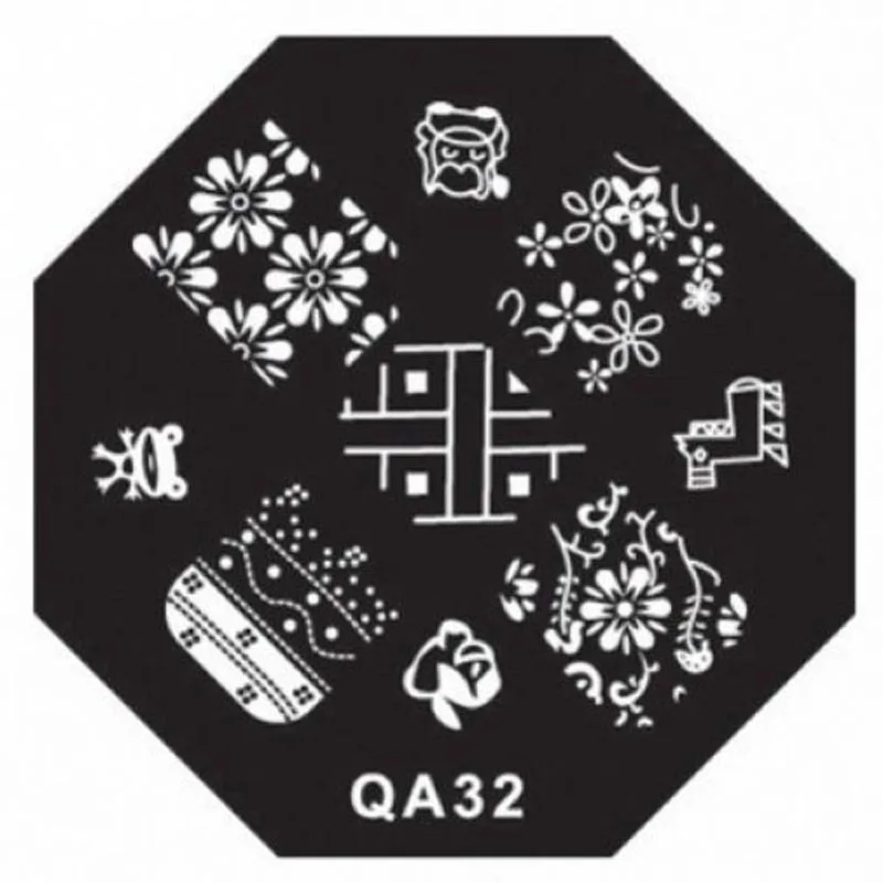 Серия QA of new ocспутывающийся маникюрный штамп изображение пластина может быть