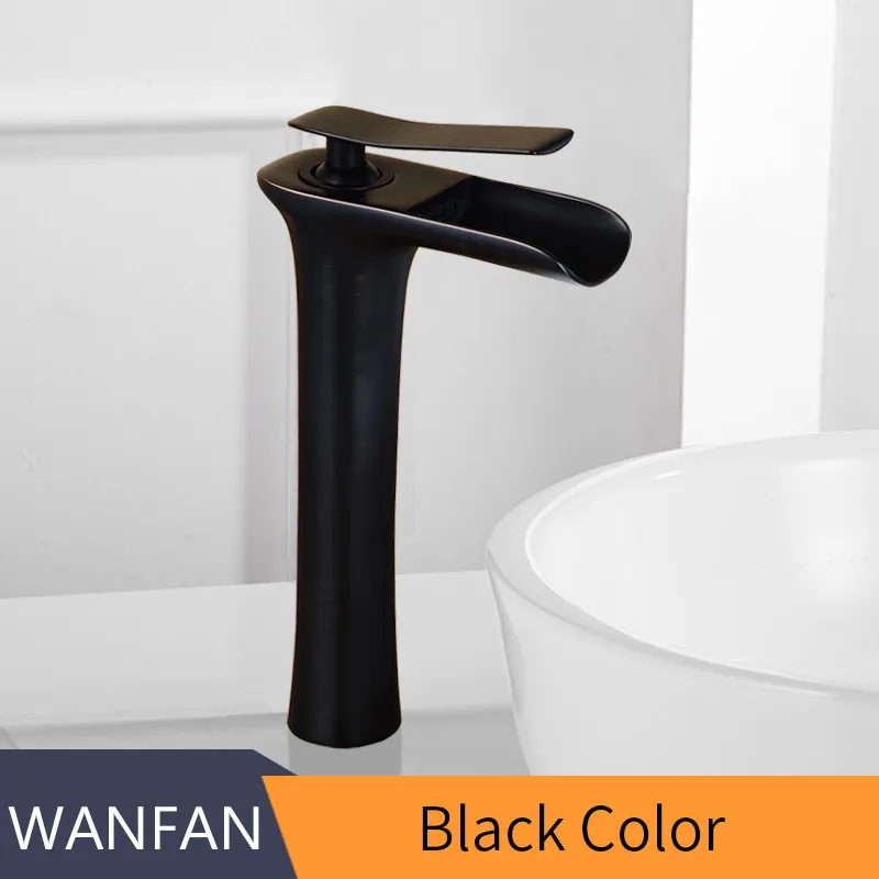 

Современный белый смеситель для ванной комнаты, Смесители водопада с одним отверстием, кран для холодной и горячей воды, смеситель для раковины, Смесители 6008