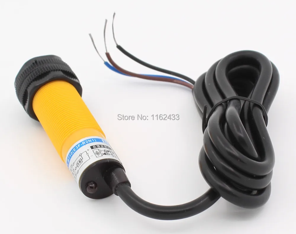 M18 2 м Измерение постоянного тока NPN без E3F R2N1 рефлекторный цилиндр усилитель