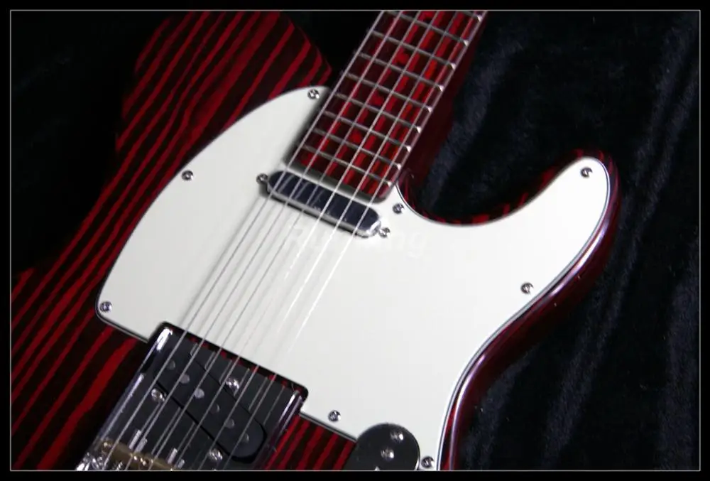 Электрогитара Heavy Relic TL Elctric гитара Зебра корпус красный цвет
