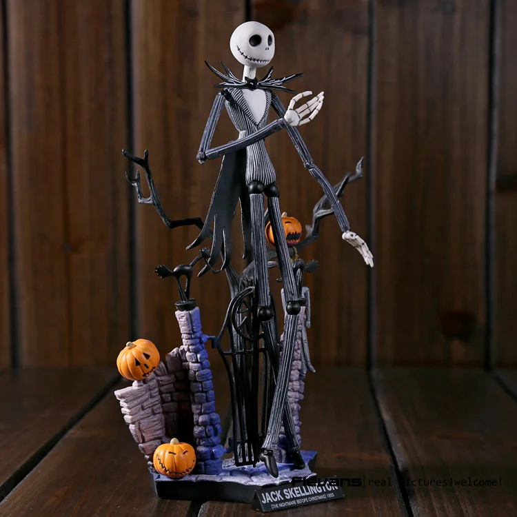 SCI-FI для тинейджеров Revoltech серии no.005 Джек Скеллингтон с принтом "Кошмар перед Рождеством" ПВХ фигурка Коллекционная модель игрушки 18,5 см