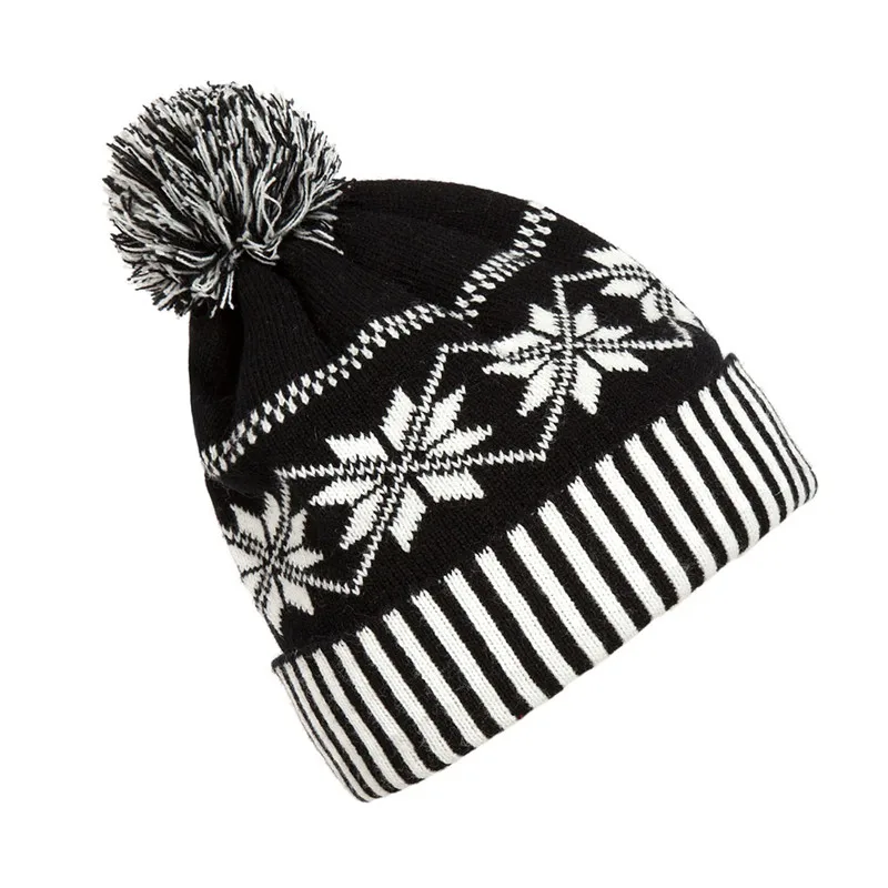 Харадзюку Стиль Зимние теплые вязаные шерстяные шапки для мужчин и женщин с