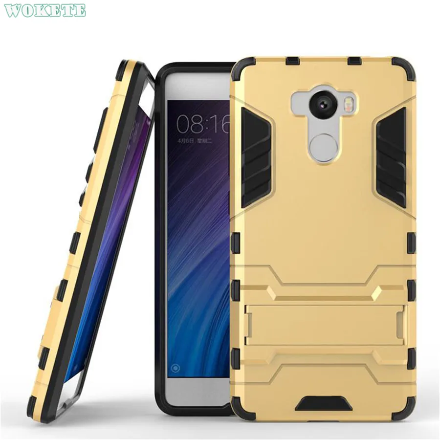 For Xiaomi Redmi 4 Shell Slim Robot Armor Shockproof Rubber Case Pro Phone Cover Prime Coque |