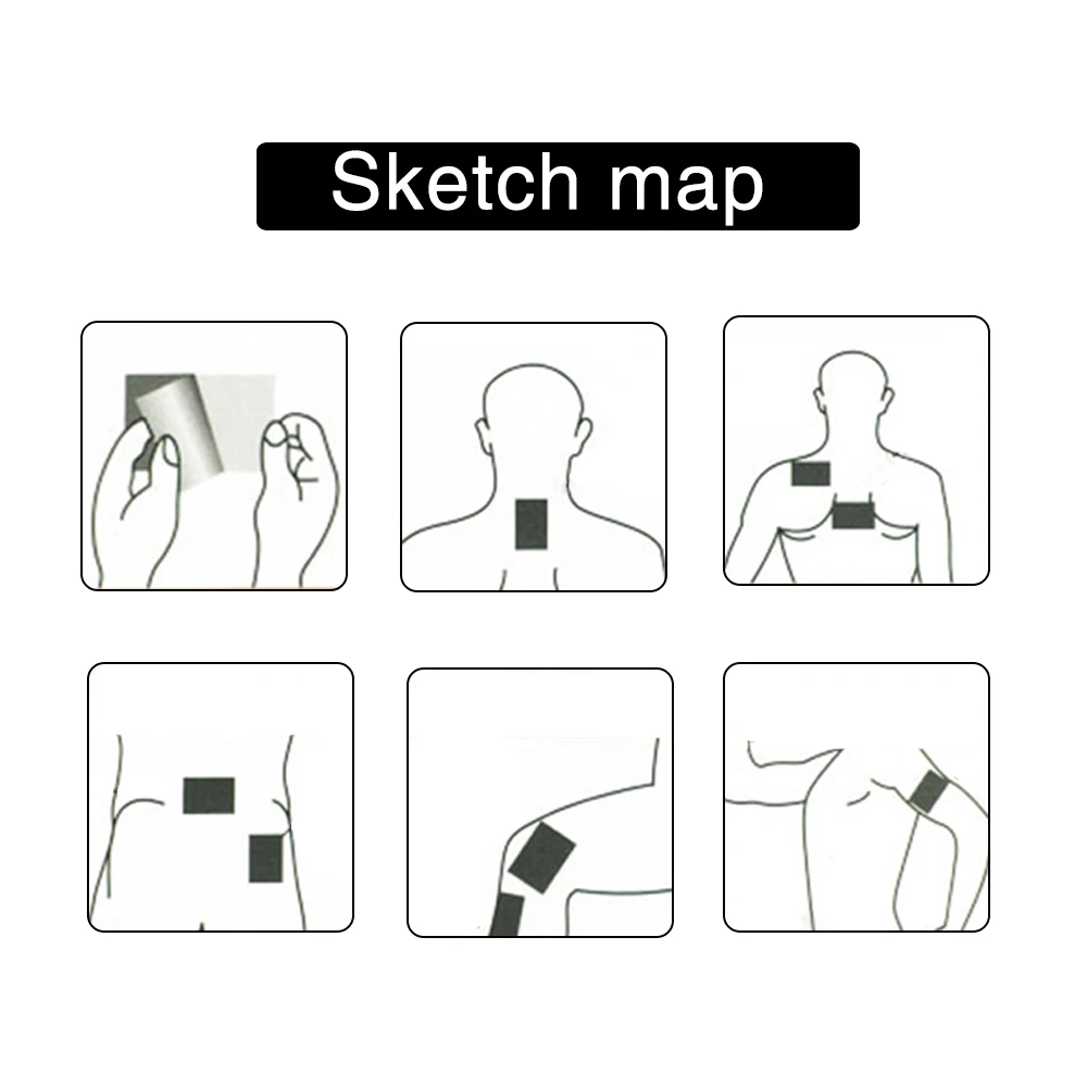 16 шт. медицинский пластырь для облегчения боли в коленях Пластырь от спине D0929 |