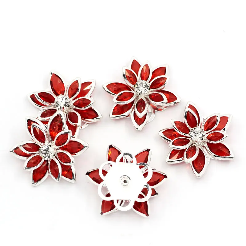 DoreenBeads медные стразы фурнитура для украшений цветов серебристого цвета со