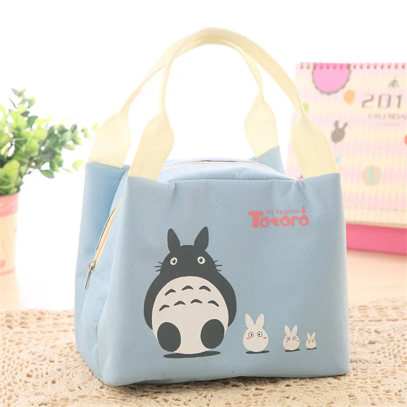 Мультфильм Портативный изолированные холст обед сумка Термальность Еда Пикник