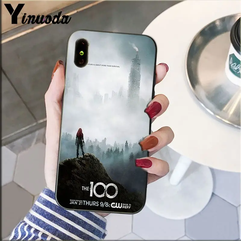 A14 Yinuoda The Hundred The 100, мягкий силиконовый чехол для телефона, чехол для Apple iPhone 8, 7, 6, 6S Plus, X, XS, MAX, 5, 5S, SE, XR, мобильные телефоны - Цвет: A14