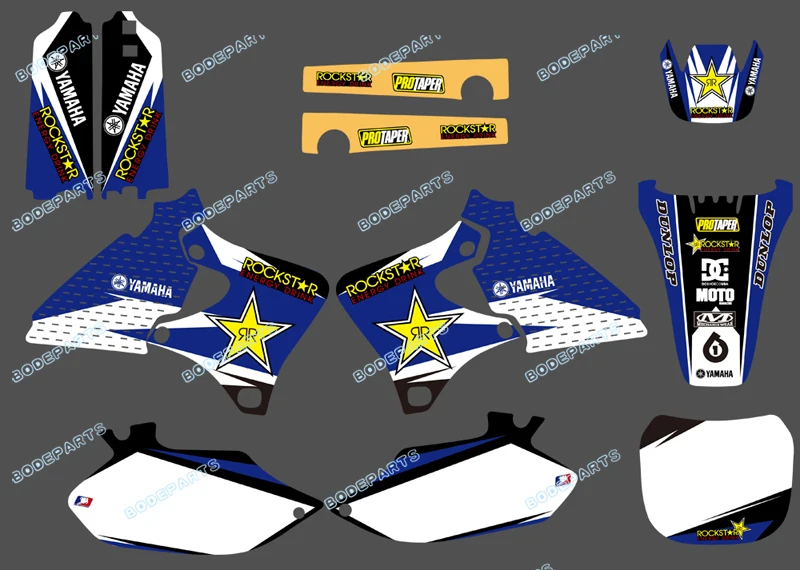 Мотоцикл Байк YZF250 YZF450 Stikcer для YAMAHA мотоцикл YZ400F YZ250F YZ425F 1999 2000 2001 2002|Наклейки и