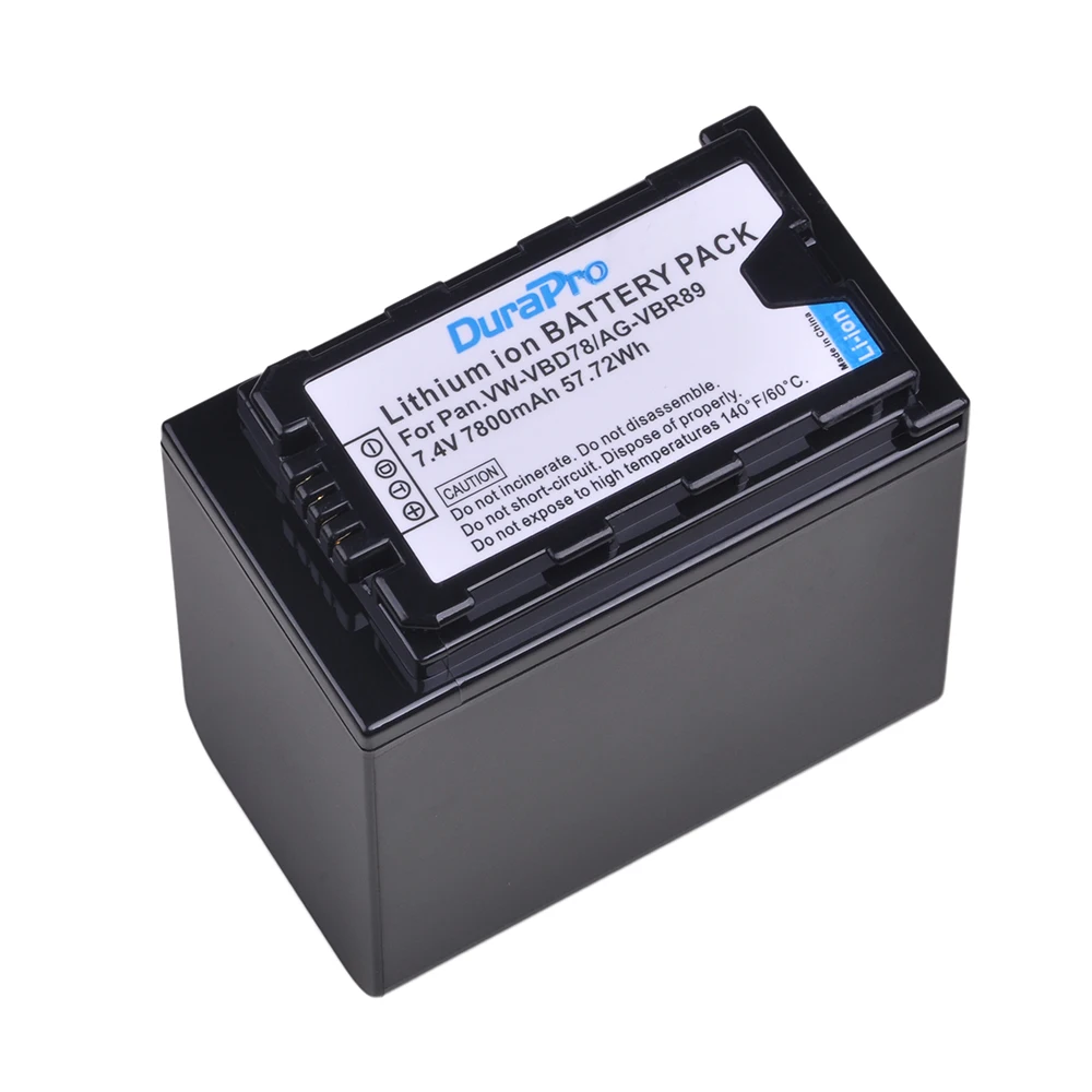 4Pc 7800mAH VW-VBD78 VBD78 AG-VBR89 Аккумулятор для Panasonic AJ-HPX260MC HPX265MC PX270 PX285MC PX298 AG-FC100 VBD58 VBD29 |