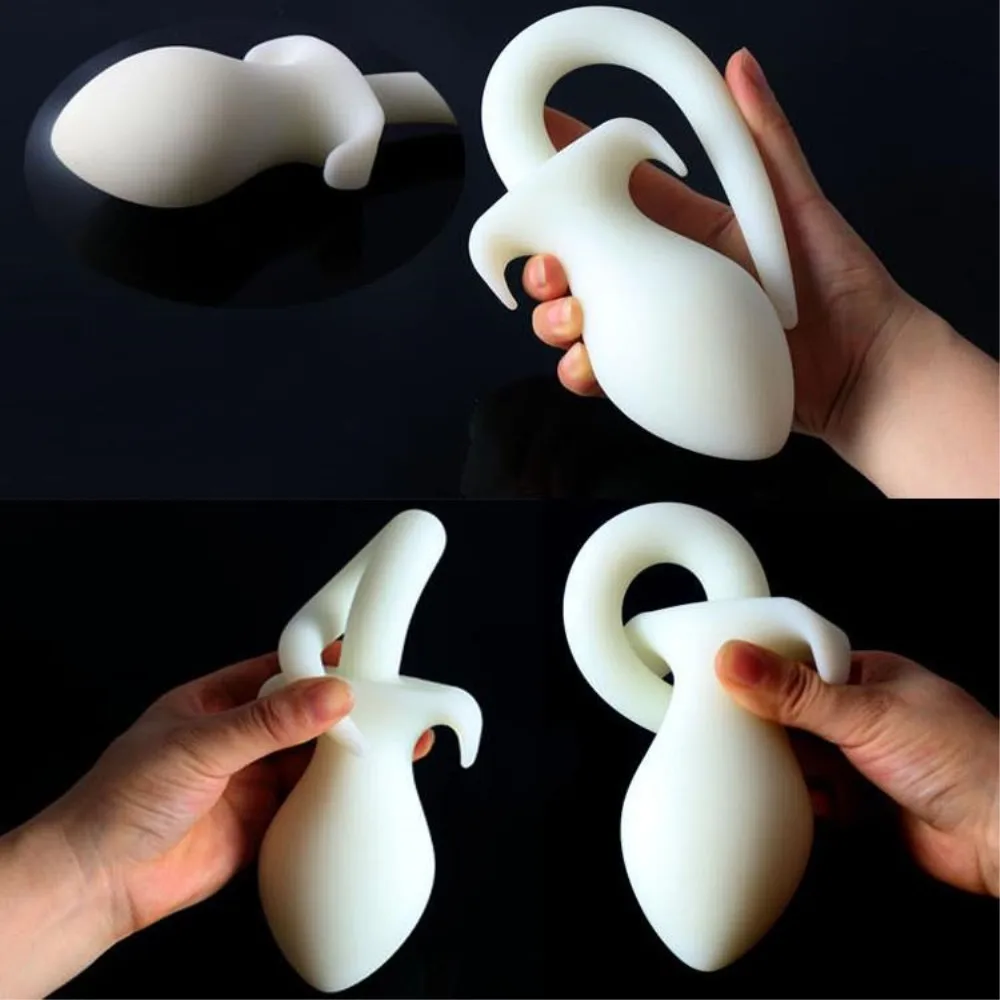 Анальная пробка из силикона с хвостом щенка для ролевых игр аксессуары косплея