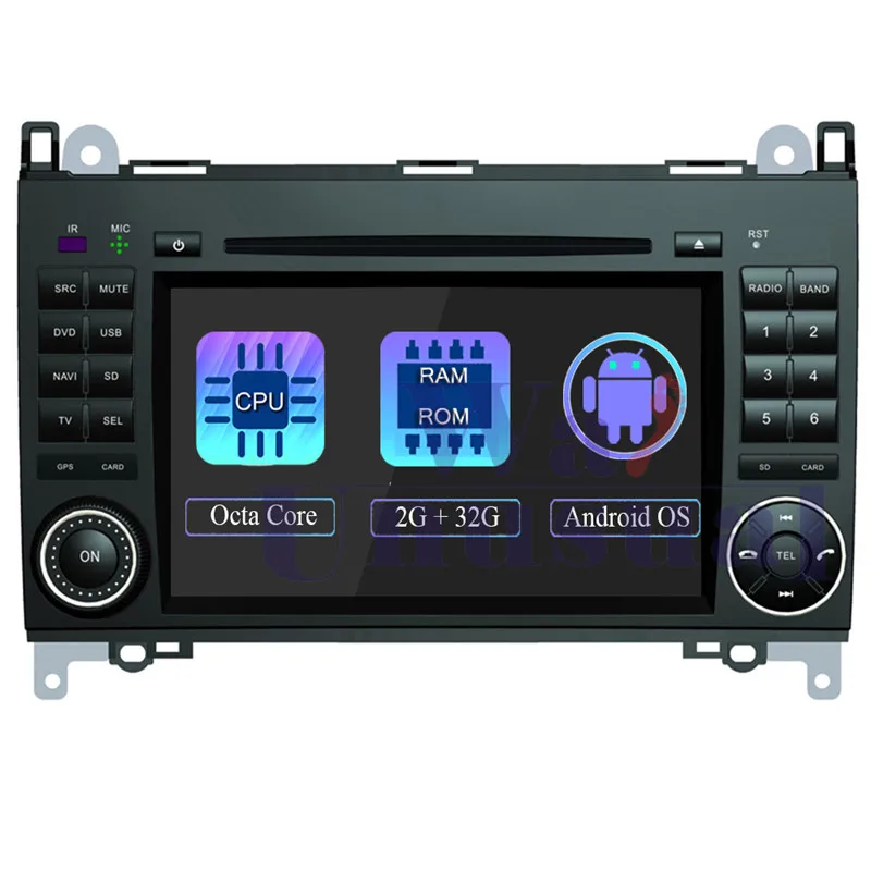 

WANUSUAL 32GB Android 8.1 Car Navigation for Benz A-class W169/B-CLASS W245 2004 2005 2006 2007 2008 2009 2010 2011 2012 3G Wifi