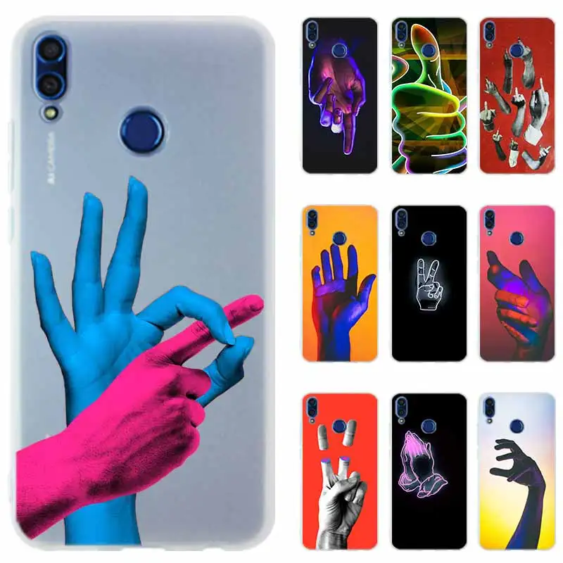 Чехол для телефона Honor 20i 10i с неоновыми лампочками силиконовый чехол Huawei 10 9 lite 8a 8X