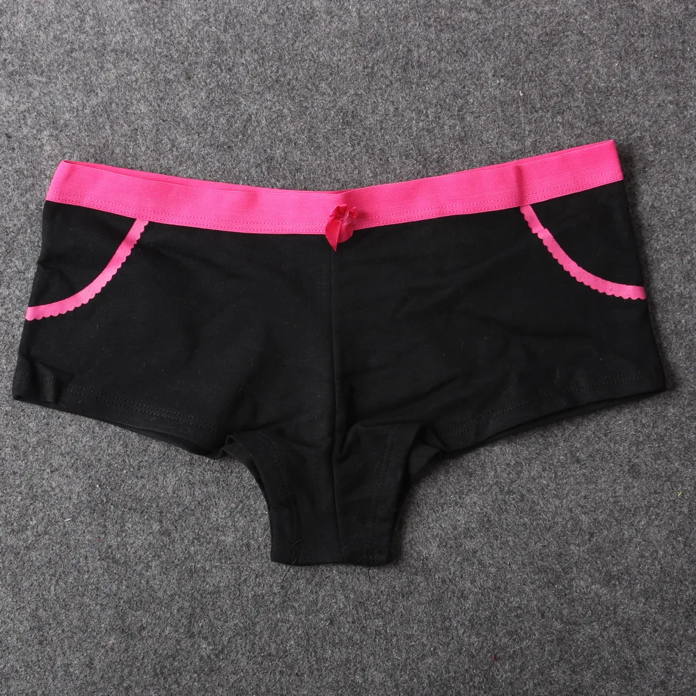 6 шт./Лот новые хлопковые короткие боксеры женские трусы шорты женское нижнее